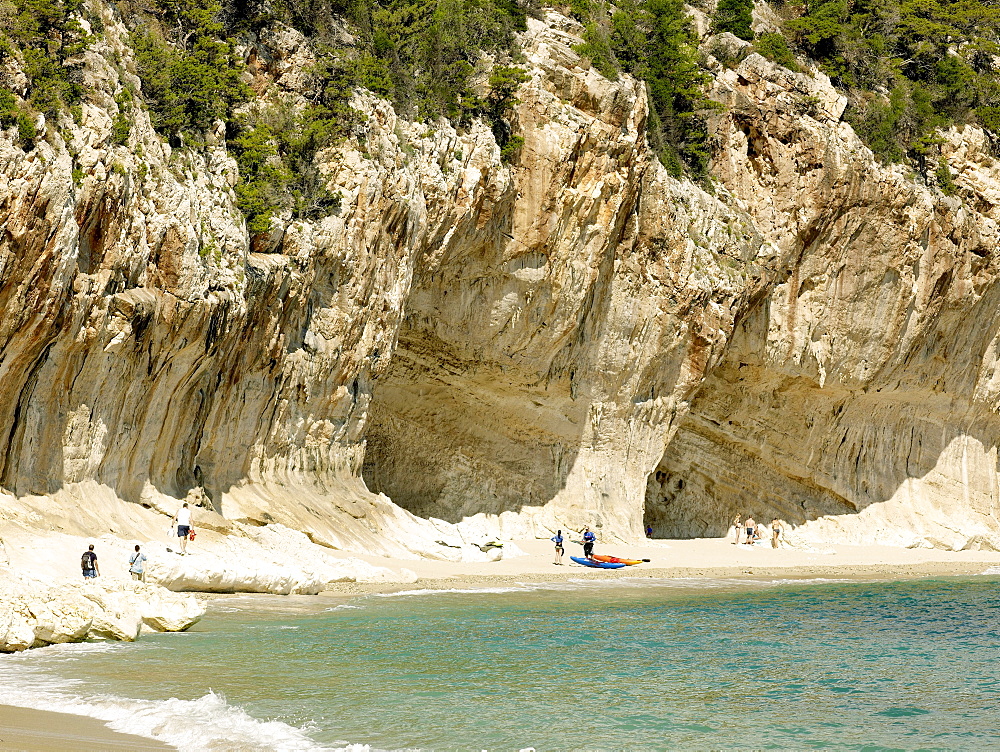 Beautiful bay of Cala Goloritze at the Gulf of Orosei, eastern coast of Sardinia, Italy, Europe