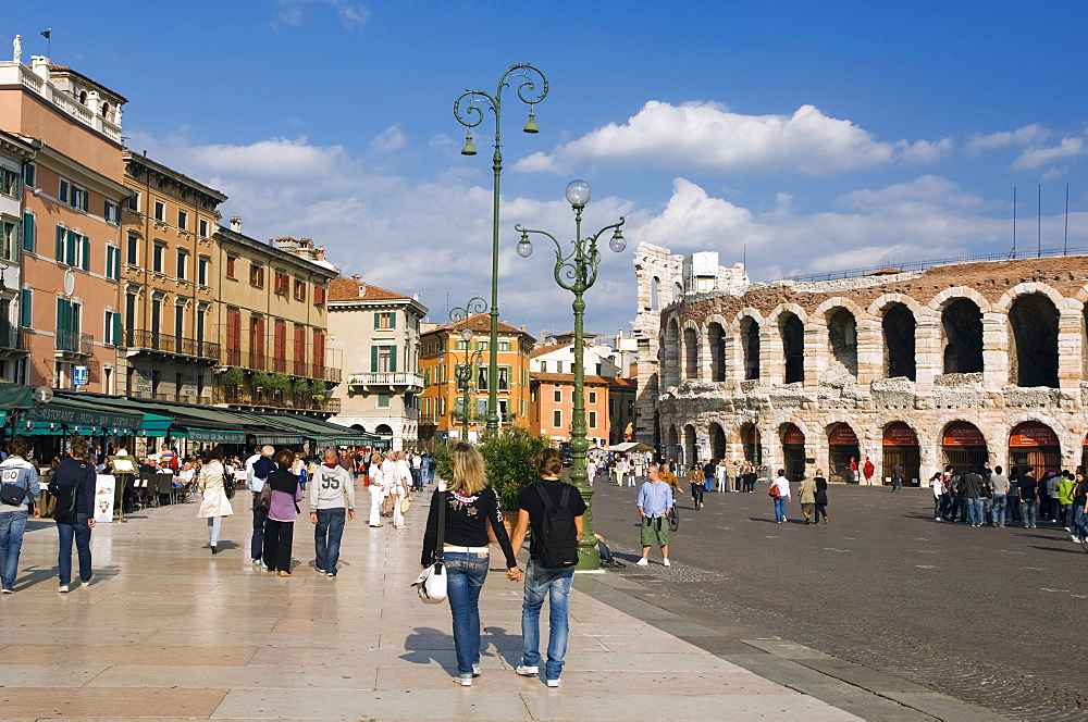 Arena di Verona, Piazza Bra, Verona, Veneto, Italy, Europe