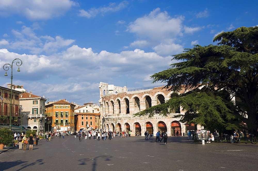 Arena di Verona, Piazza Bra, Verona, Veneto, Italy, Europe