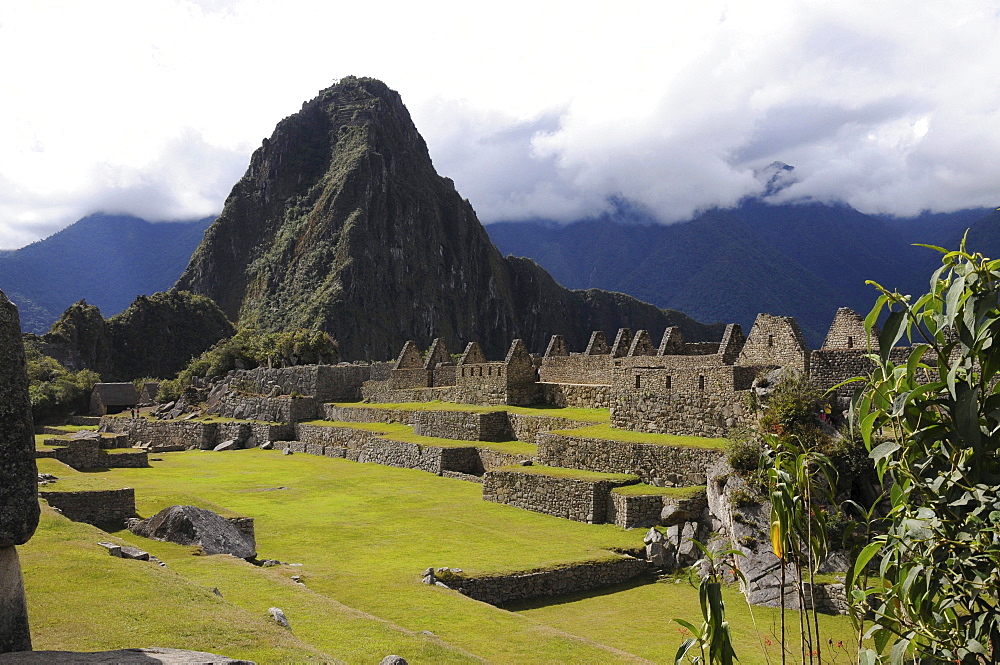 Prinzipial plaza, main square, Inca settlement, Quechua settlement, Machu Picchu, Peru, South America, Latin America