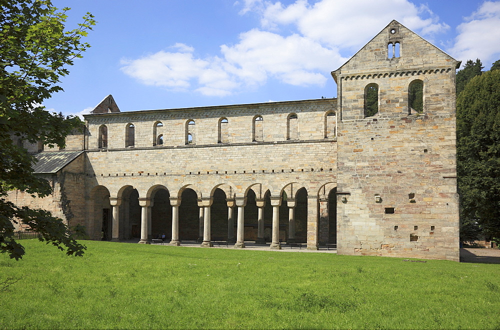 Former Benedictine monastery in Paulinzella in the Rottenbachtal valley, Thuringia, Germany