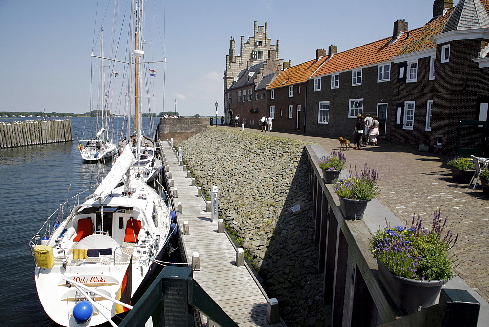 Guest port of Veere, Netherlands, Europe