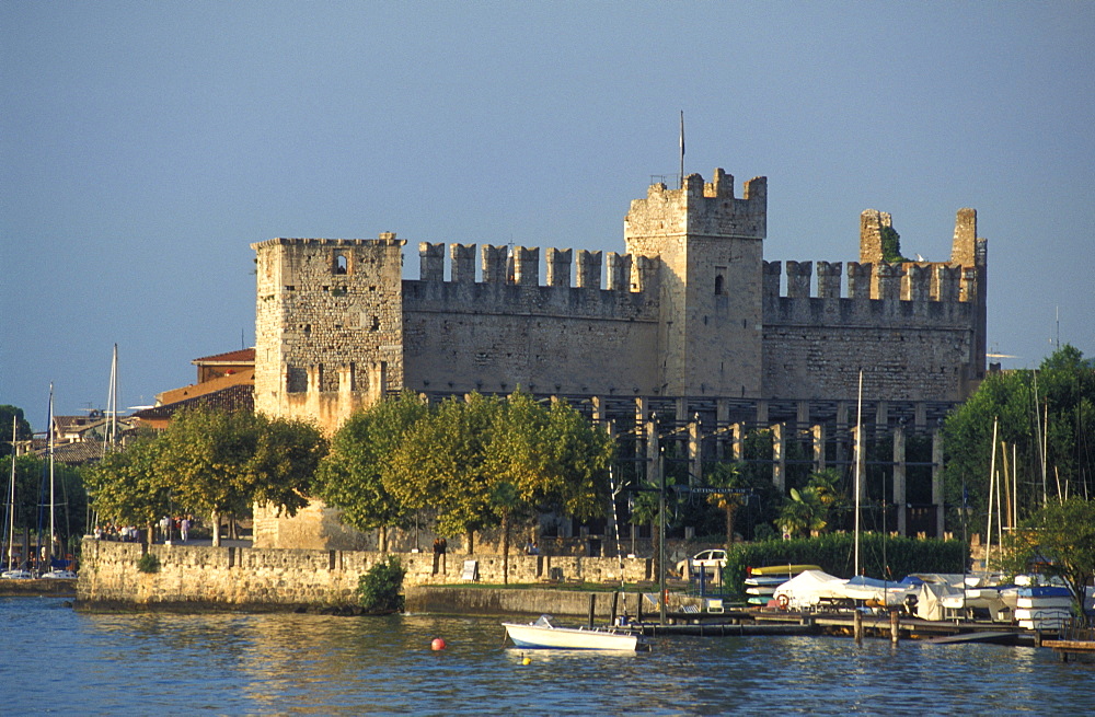 Scaliger castle in Torri del Benaco, Scaliger, palace, castle, fortress, Lake Garda, Italy, Europe