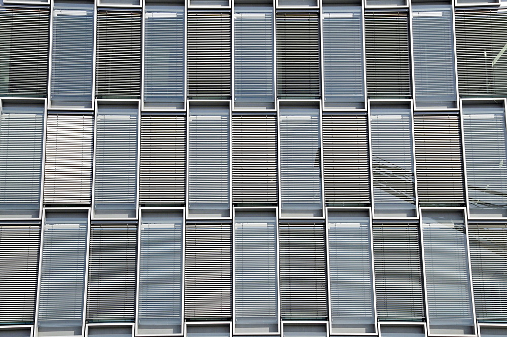 West front Kranhaus building, Rheinauhafen harbour, Cologne, North Rhine-Westphalia, Germany, Europe