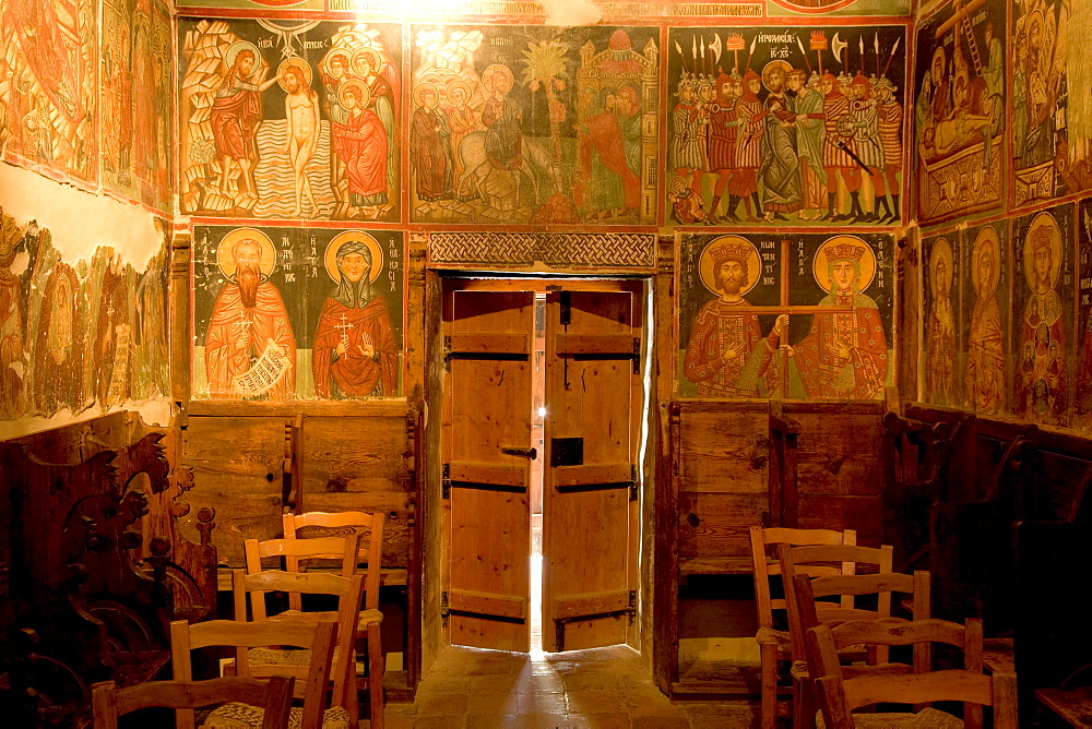 Church of Archangel Michael, Byzantine church, icon, Unesco World Heritage Site, Pedhoulas, Troodos Mountains, Cyprus, Greece, Europe