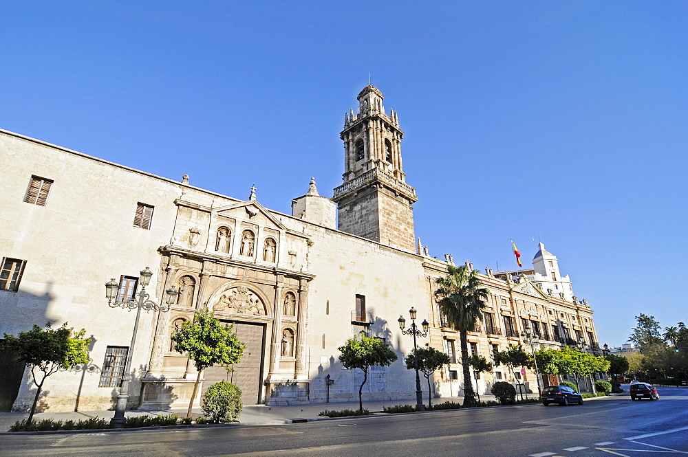 Convento de Santo Domingo, monastery, church, Capitania General, port authority, Plaza de Tetuan, square, Valencia, Spain, Europe