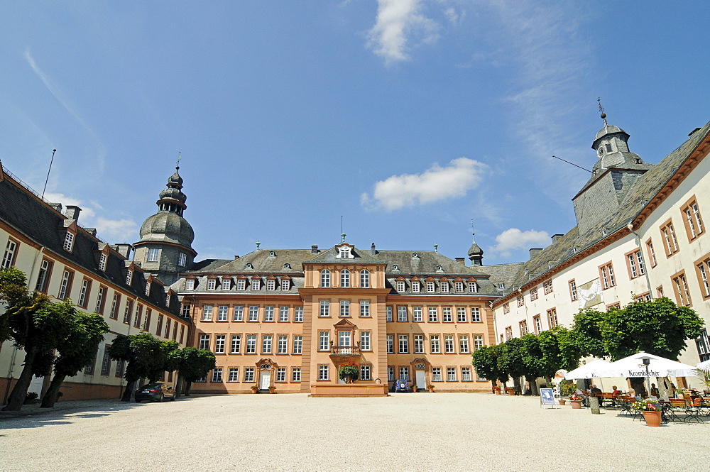 Castle, museum, Bad Berleburg, Siegen Wittgenstein district, North Rhine-Westphalia, Germany, Europe