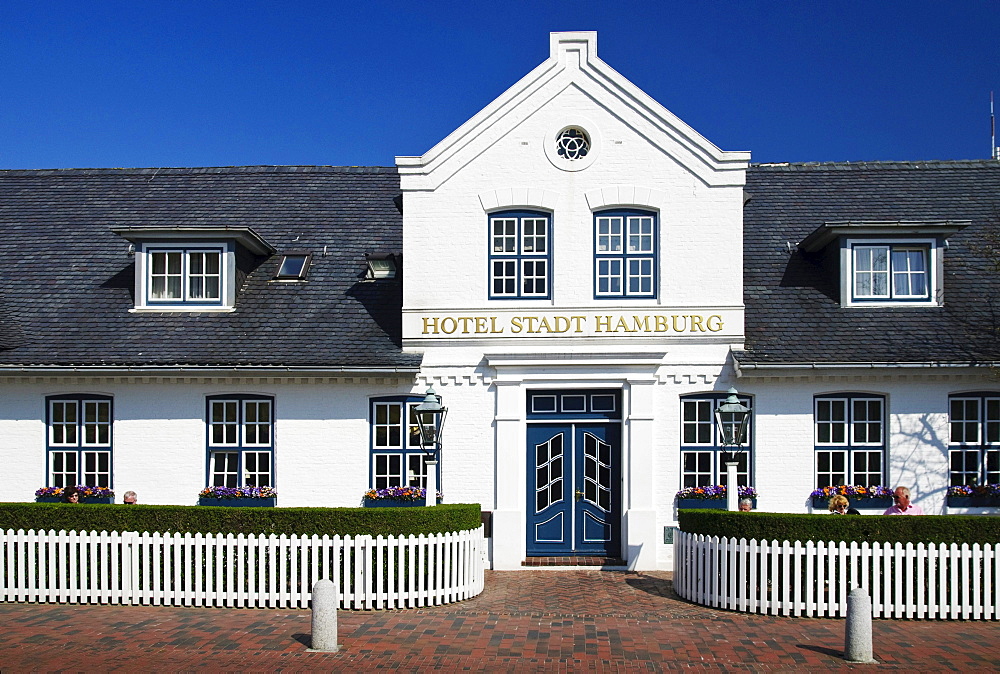 Hotel "Stadt Hamburg" in Westerland, Sylt island, Schleswig-Holstein, Germany, Europe
