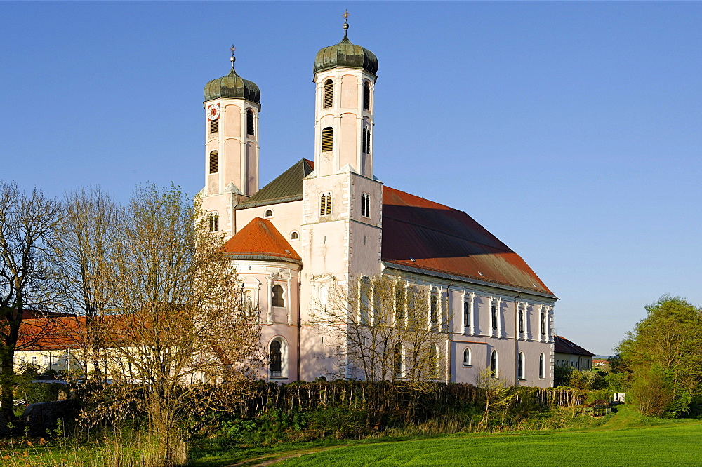 Former church of the Benedictine abbey Saint Peter, Oberaltaich, Lower Bavaria, Bavaria, Germany, Europe