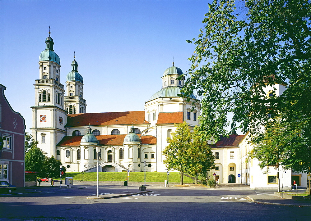 Convent church Saint Lorenz, Kempten, Bavarian Swabia, Bavaria, Germany, Europe