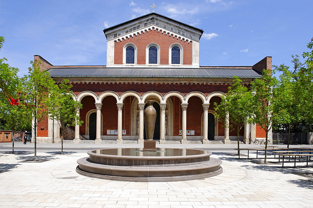 Basilica Saint Bonifaz, Karlstrasse street, Munich, Upper Bavaria, Germany, Europe