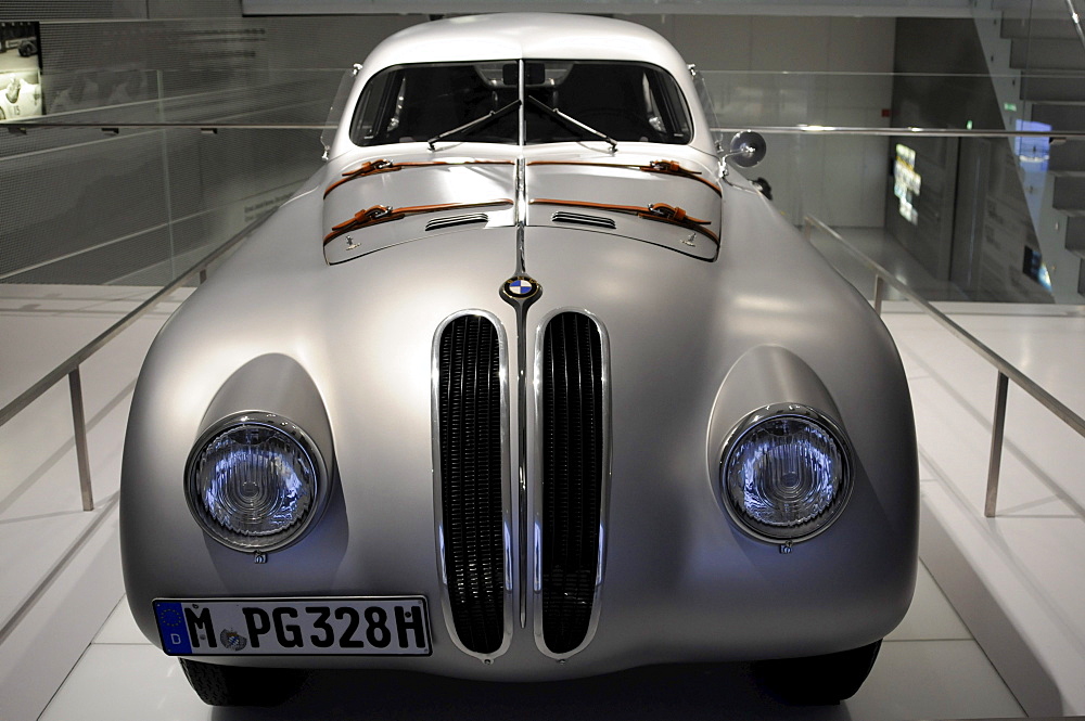 BMW 328 Mille Miglia Coupe Touring, BMW Museum, Munich, Bavaria, Germany, Europe