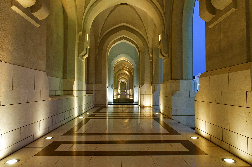 Al Alam Palace of Sultan Qaboos, Muscat, Sultanate of Oman, Arabia, Middle East