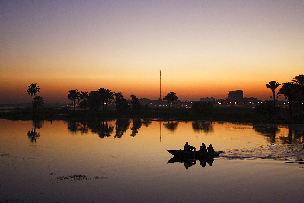 Holy site on Nile River, here Moses was washed ashore, Bayad Monastery, Beni Suef, Central Egypt, Africa