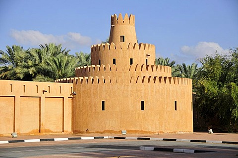 Tower of the Al Ain Palace Museum, Al Ain, Abu Dhabi, United Arab Emirates, Arabia, the Orient, Middle East