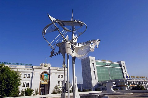 Modern art, Ashgabat, Turkmenistan