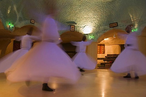 Whirling dervishes, Cappadocia, Turkey