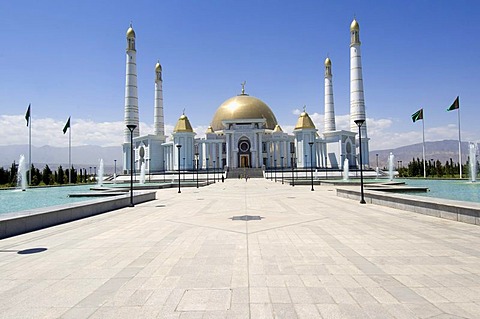 Spiritual Mosque of Turkmenbasy, Ashgabat, Turkmenistan