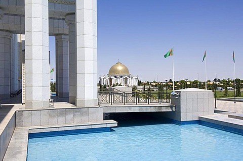 Ashgabat, Mausoleum of President Turkmenbasy, Turkmenistan