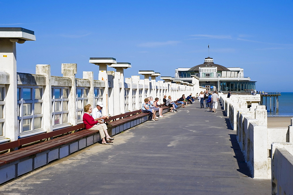 Blankenberge Pier, North Sea Coast, Belgium, Europe