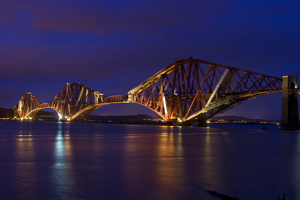 Forth Firth Bridge, Edinburgh, Scotland, United Kingdom, Europe