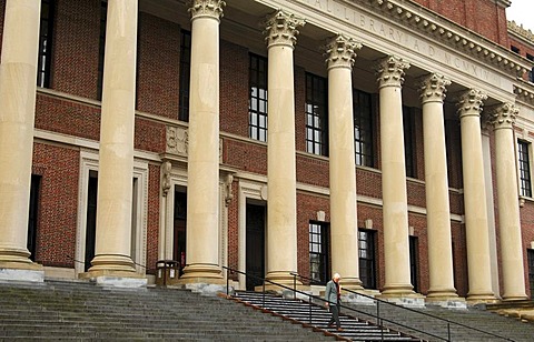 Harry Elkins Widener Memorial Library, Harvard University, Cambridge, Massachusetts, USA