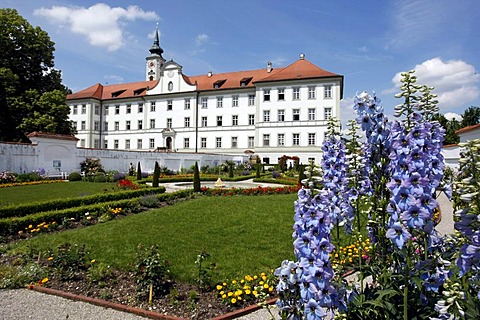 Prelate garden, Schaeftlarn Abbey, district of Munich, Bavaria, Germany