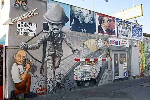 East Side Gallery, remains of the Berlin Wall, Berlin, Germany