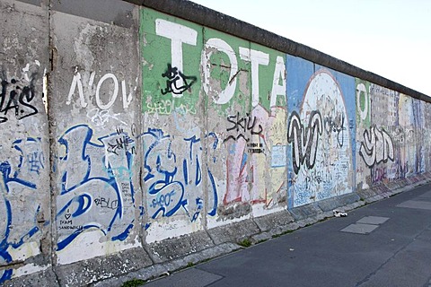 East Side Gallery, remains of the Berlin Wall, Berlin, Germany