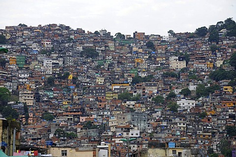 Favela in Rio de Janeiro, Brazil, South America