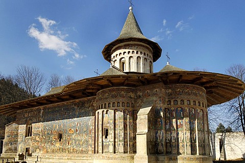 Monastery Church of Saint George in Voronet, UNESCO World Heritage Site, Romania, Eastern Europe