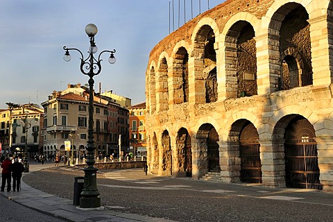 Arena of Verona, Piazza Barbiere, Lake Garda, Italy, Europe