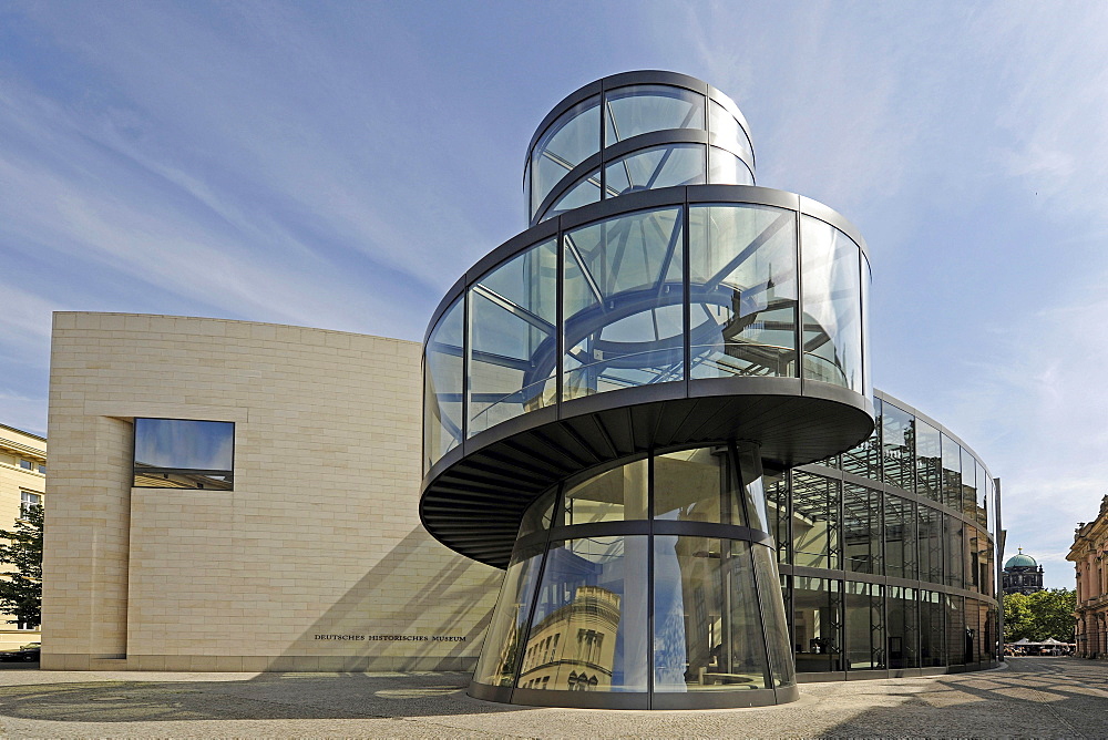 Annex by the architect Pei at the German Historical Museum in Berlin, Germany, Europe