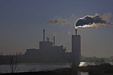 Hastedt coal-fired power plant, gas-fired power plant, district heating production, Bremen, Germany, Europe