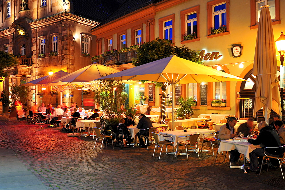 Church square, Ettlingen, Black Forest, Baden-Wuerttemberg, Germany, Europe