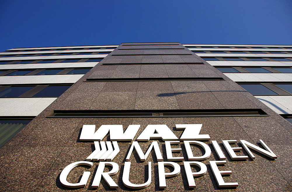 Publishing house of the WAZ media group, Essen, North Rhine-Westphalia, Germany, Europe