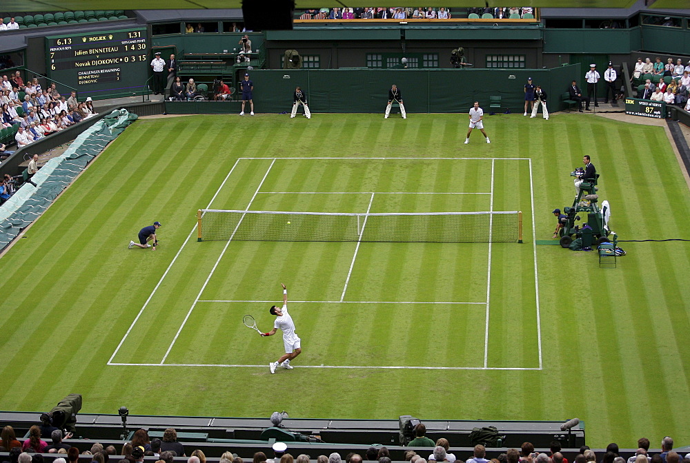 Tennis, ITF Grand Slam Tournament, Centre Court, overview, Wimbledon 2009, Britain, Europe