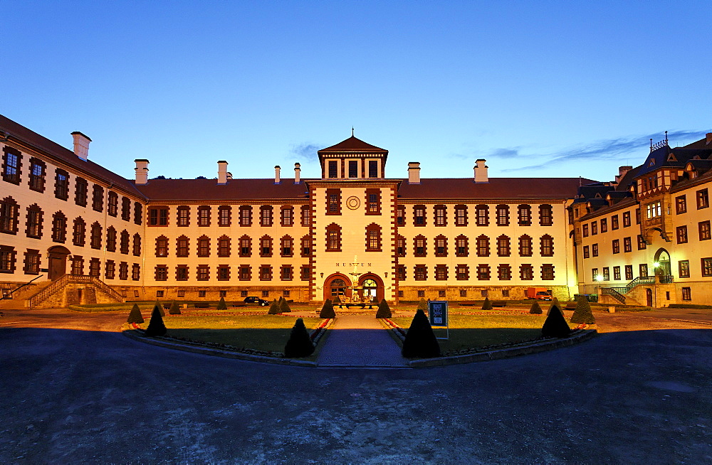 Schloss Elisabethenburg castle, main wing, Meiningen, Rhoen, Thuringia, Germany, Europe