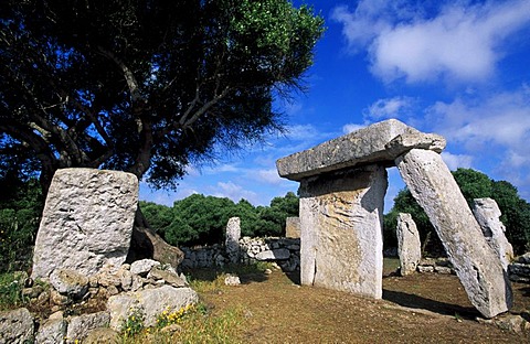 Dolmen, Talati de Dalt, Minorca, Balearic Islands, Spain