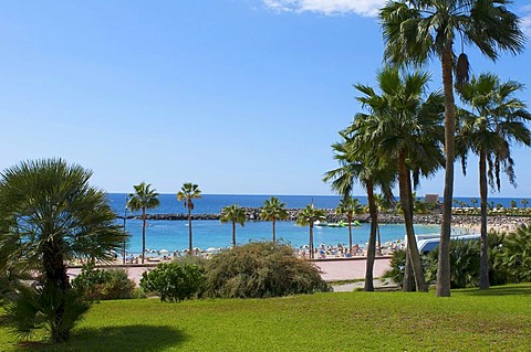 Playa Amadores Beach in Puerto Rico, Grand Canary, Canary Islands, Spain