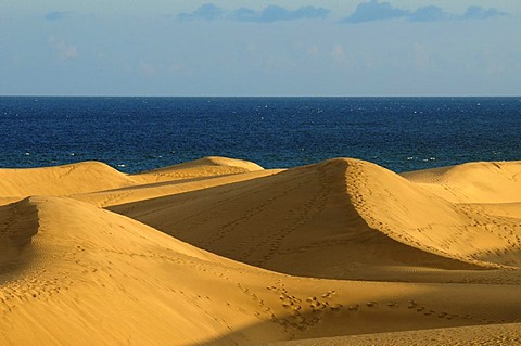 Sand dunes of Maspalomas, Grand Canary, Canary Islands, Spain