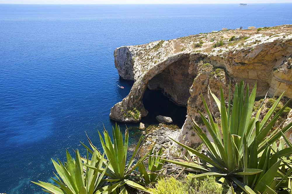 Blue Grotto in Malta, Europe