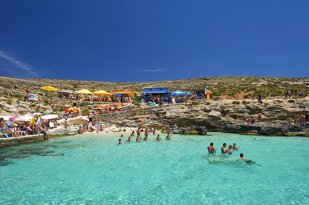 Blue Lagoon of Comino, Malta, Europe