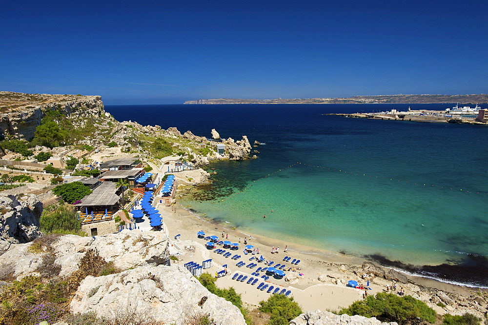 Paradise Bay in Cirkewwa, Malta, Europe