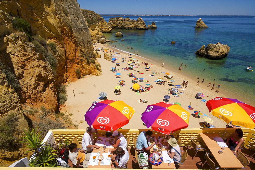 Praia Dona Ana near Lagos, Algarve, Portugal, Europe