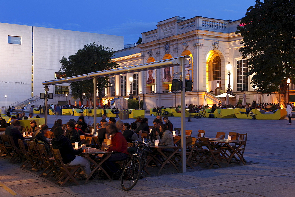 Museumsquartier district, Kunsthalle Wien and the Leopold Museum, Vienna, Austria, Europe