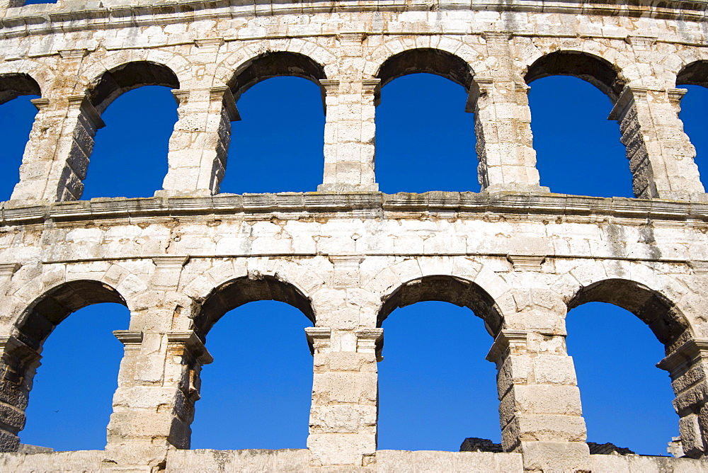 Pula Arena, Roman amphitheatre, Pula, Istria, Croatia, Europe