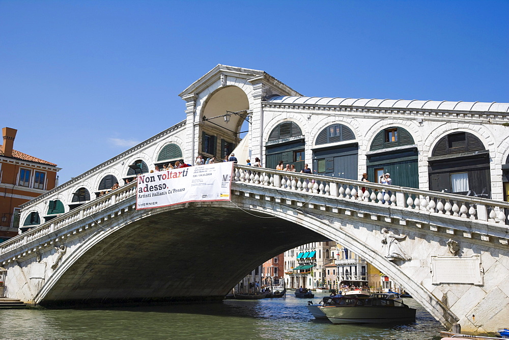 Ponte di Rialto, Rialto Bridge, Venice, Italy, Europe