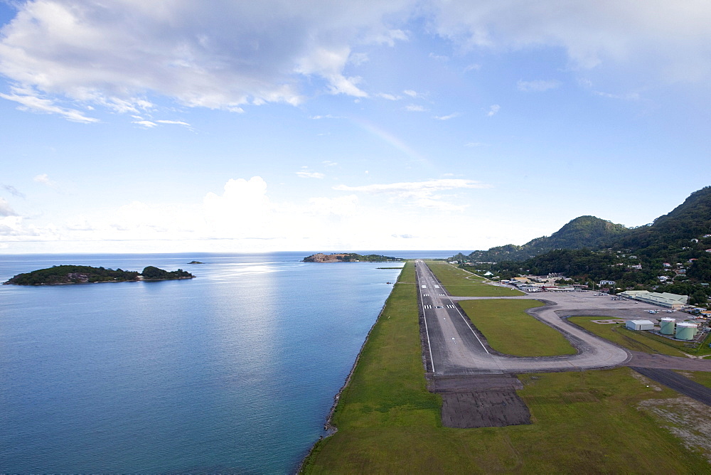 The international airport of Mahe, Mahe Island, Seychelles, Indian Ocean, Africa