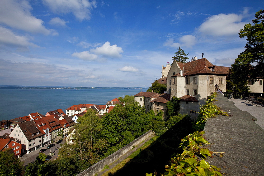 The Altes Schloss old castle, Meersburg on Lake Constance, administrative district of Tuebingen, Bodenseekreis district, Baden-Wuerttemberg, Germany, Europe